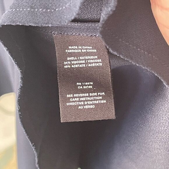 Helmut Lang Navy Tank. Raw Hem. NWOT SZ XS. Runs large. - Picture 7 of 7